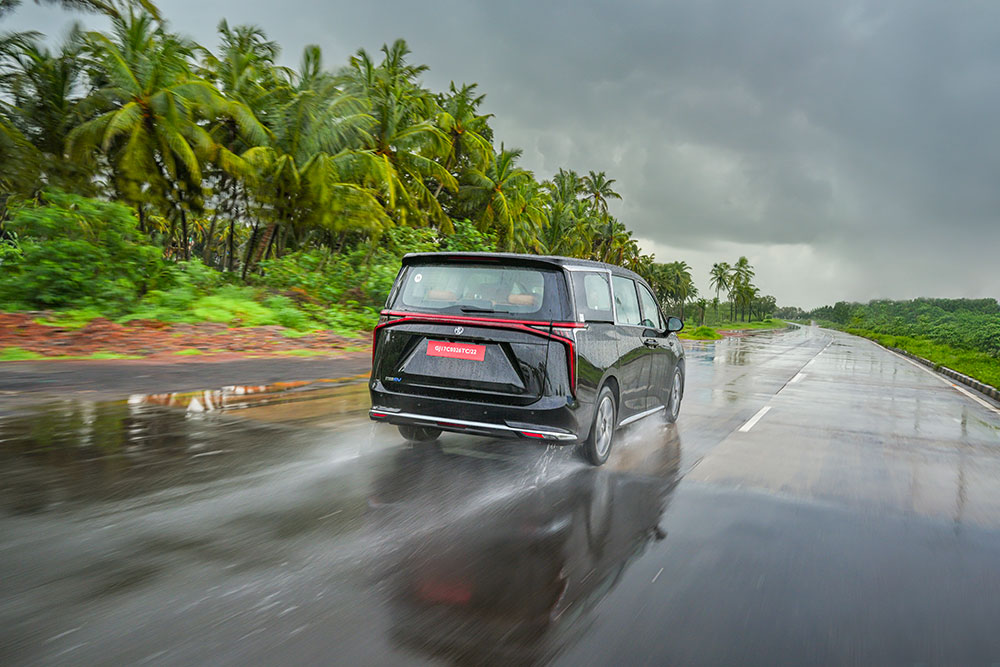 The MG M9 is a work-in-progress in terms of passenger experience.