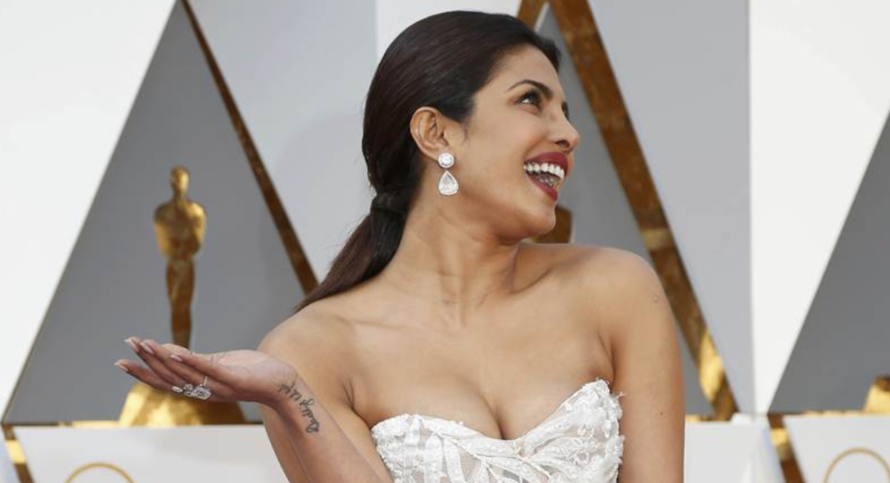 Priyanka sported Lorraine Schwartz jewellery with her outfit. (Image: Instagram)