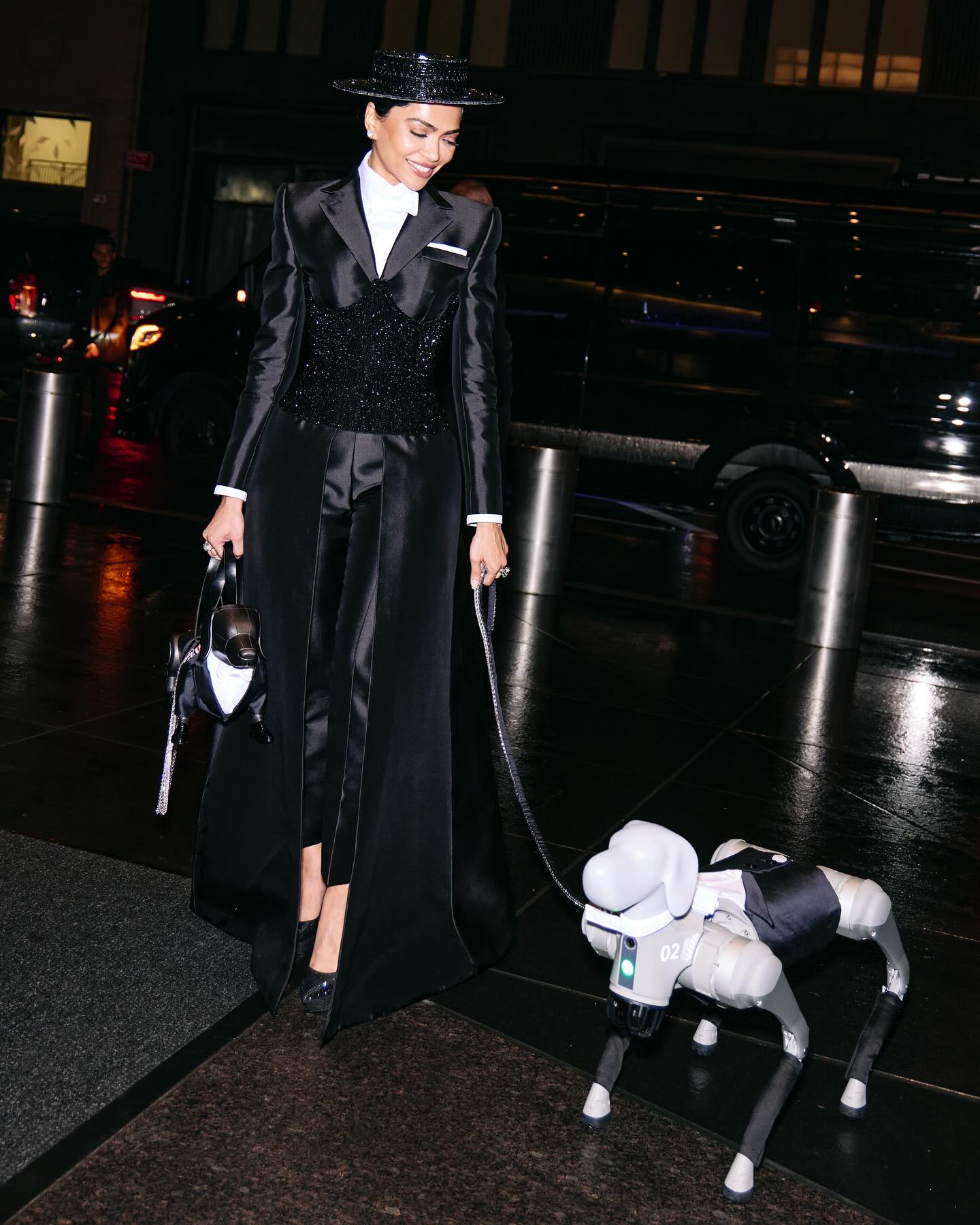 At the Met Gala 2025, Mona Patel redefined red-carpet innovation with her couture drag-inspired Thom Browne ensemble. (Image: Instagram)