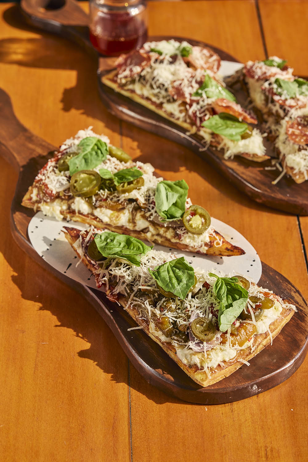 Pimiento Pepper Pepperoni Pizza