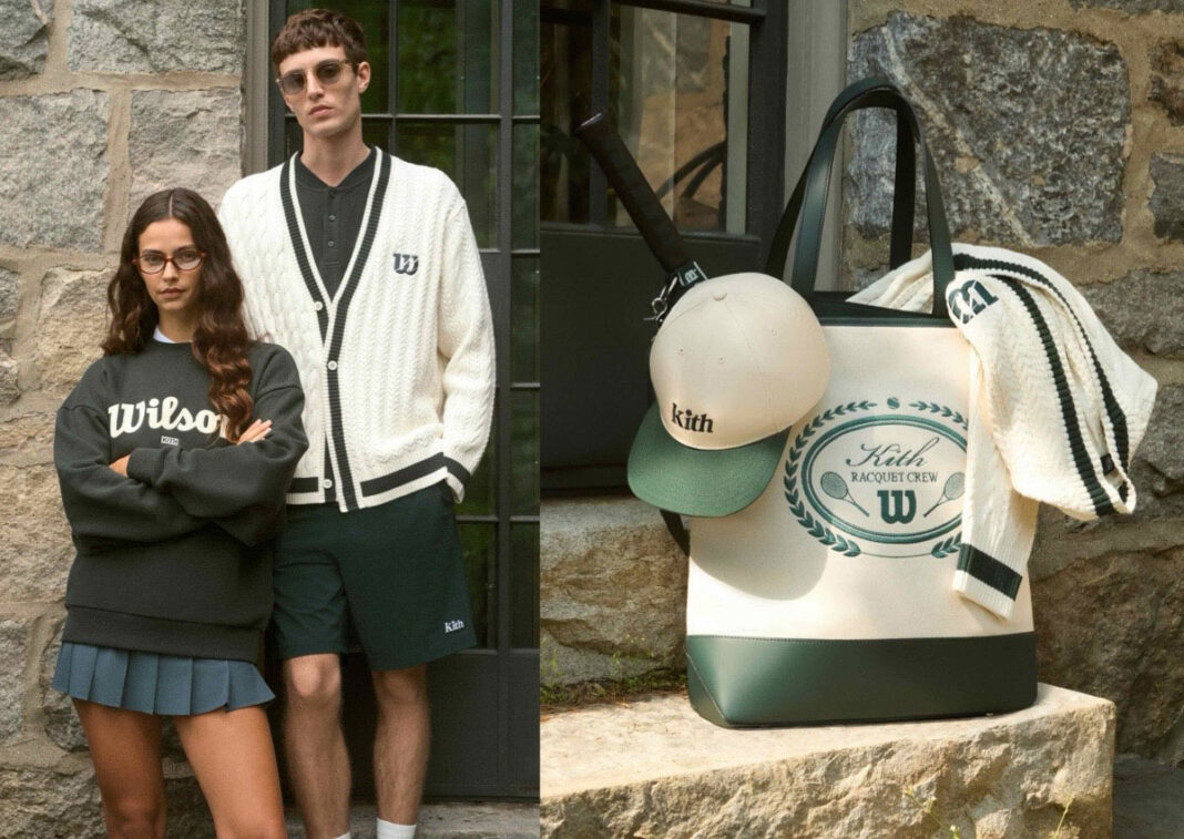 The Kith x Wilson collaboration merges streetwear edge with tennis heritage, delivering apparel and rackets that work both on and off the court.