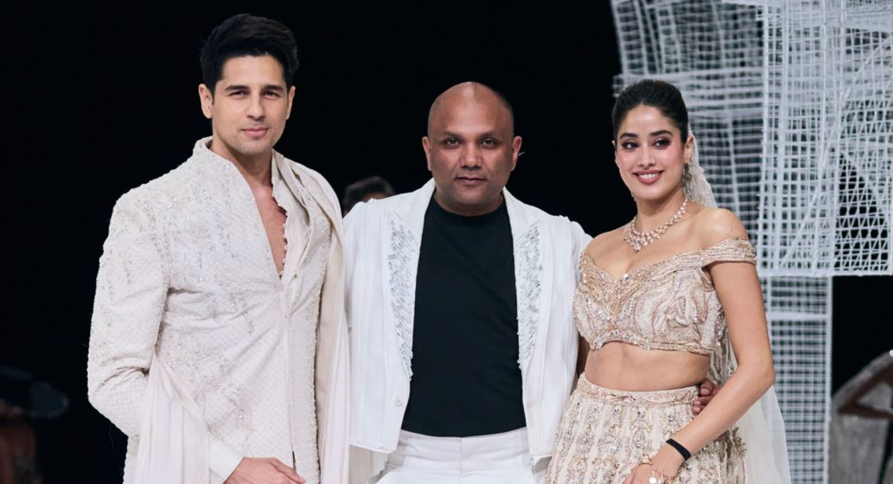 Gaurav Gupta Unveils ‘Quantum Entanglement’ with Janhvi Kapoor and Sidharth Malhotra on the Runway