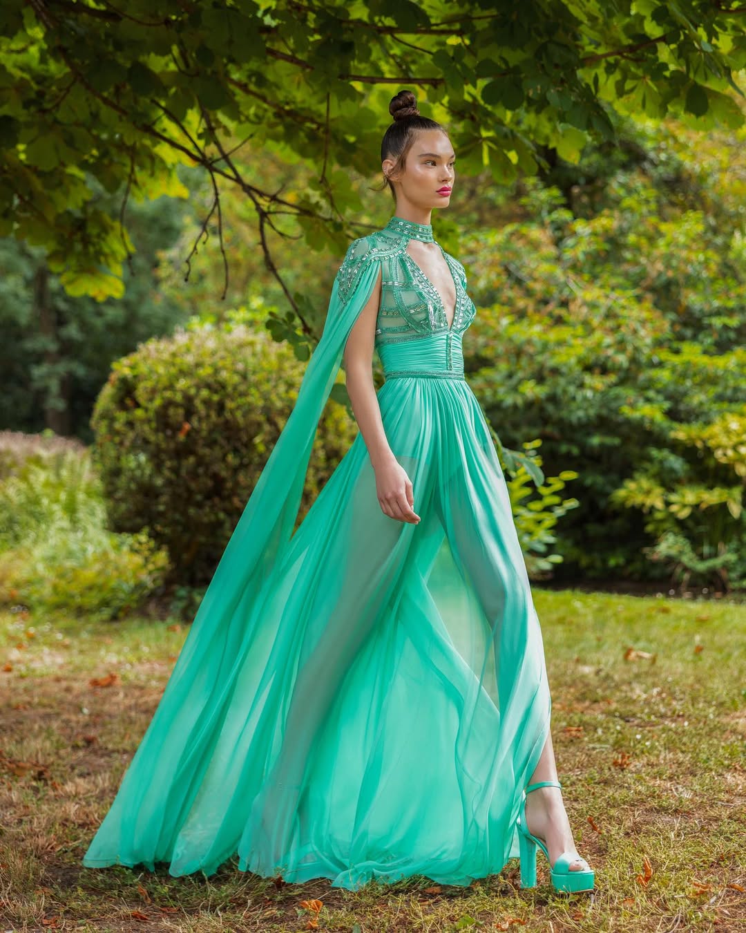 Ethereal romance in layers of chiffon — Pisces in Murad.