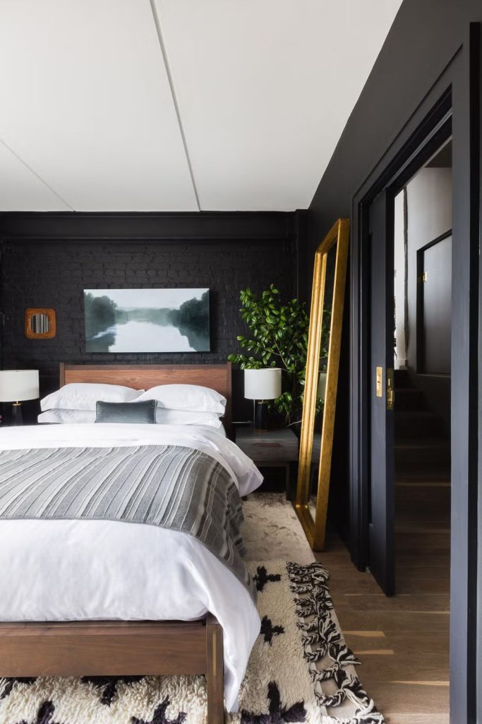 Black steps back into the spotlight as the colour of luxury interiors