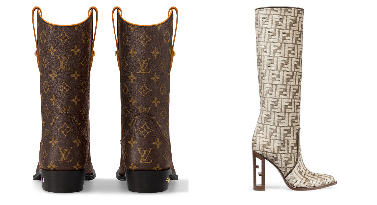 From LV’s playful designs to Fendi’s couture finish, luxury houses are putting their stamp on cowboy culture.