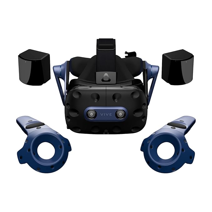 The HTC Vive Pro 2 offers crystal clear visuals and professional grade immersion