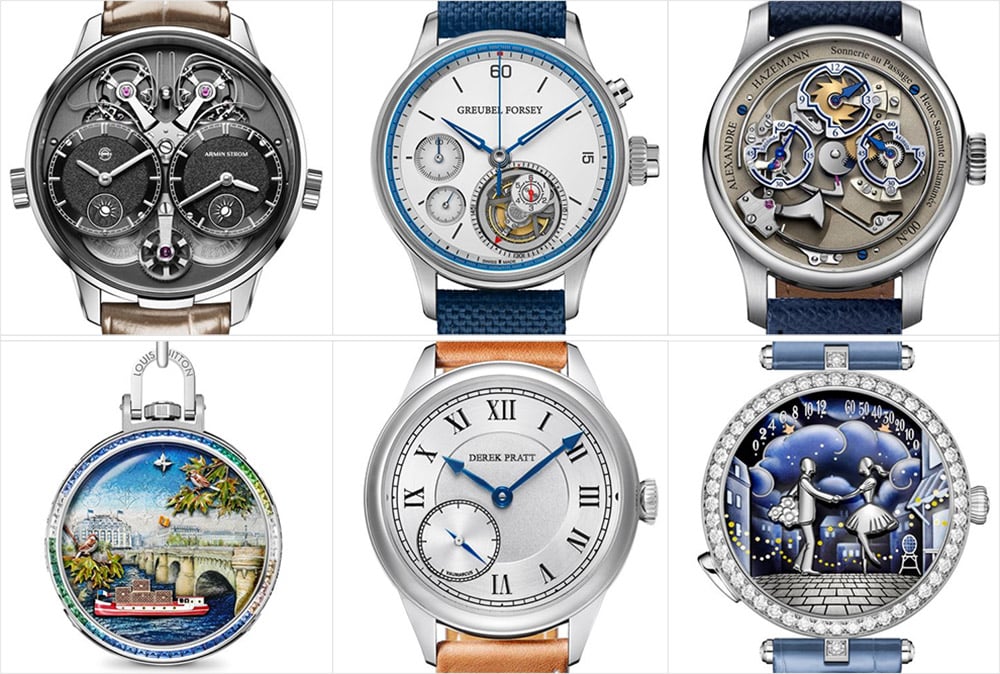 Final nominations for the "Oscars of watchmaking" have been revealed