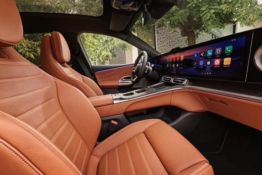 The all-new seamless MBUX HYPERSCREEN is the largest display unit from Mercedes-Benz to date