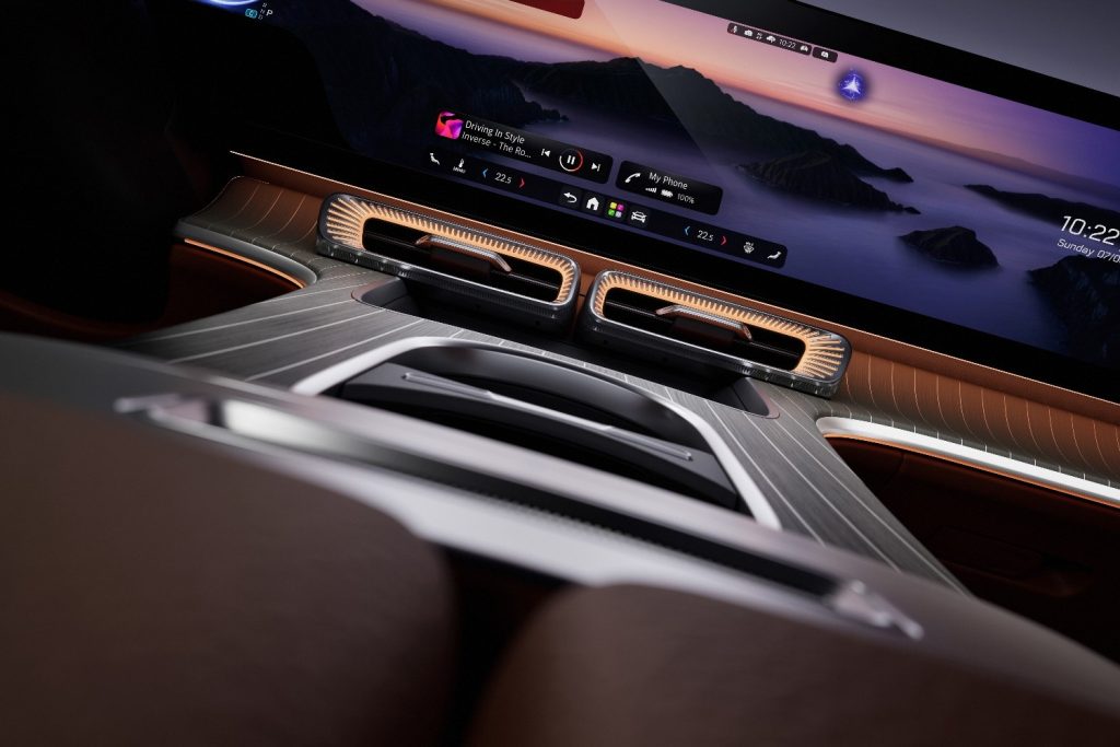 The all-new seamless MBUX HYPERSCREEN is the largest display unit from Mercedes-Benz to date