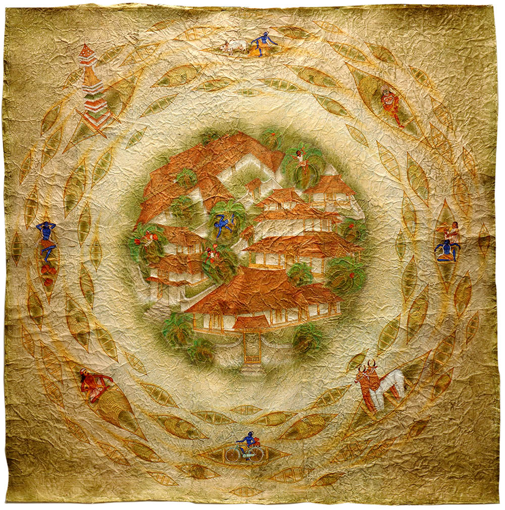Outlook luxe sail story- SA SM3 An Island of Peace Mixed Media on Rice Paper