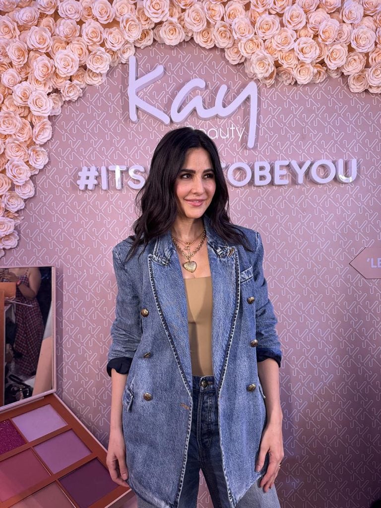 Kay Beauty Co-founder Katrina Kaif at Nykaaland