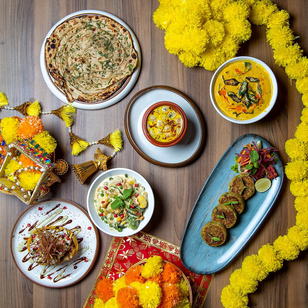 SALT Indian Restaurant _Navratri Dishes spread