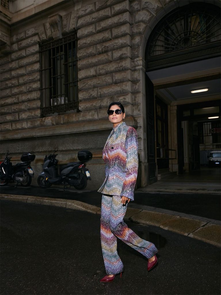 Farhana Bodi in Missoni 