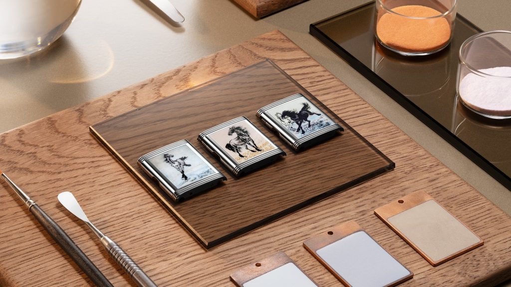 First used in watches in the 17th century, Enamelling has been attributed to French watchmakers like Jean II Toutin and potentially Robert Vauquer create durable and visually appealing watch dials