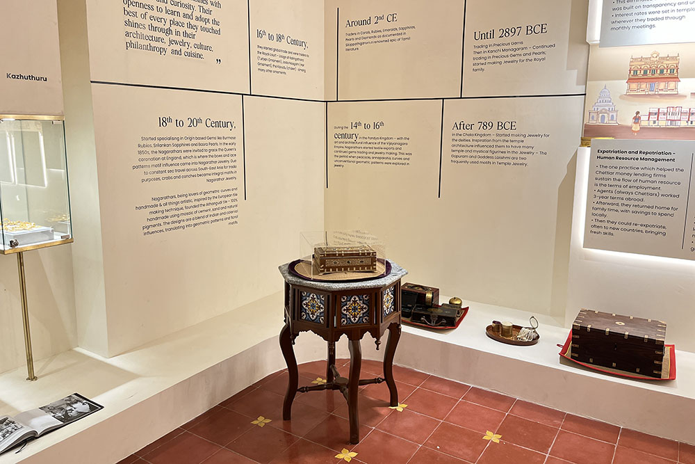 Inside Pettagam, India’s first private museum on Chettinad jewellery now opened in Karaikudi - Uniqueness of Chettinad jewellery 