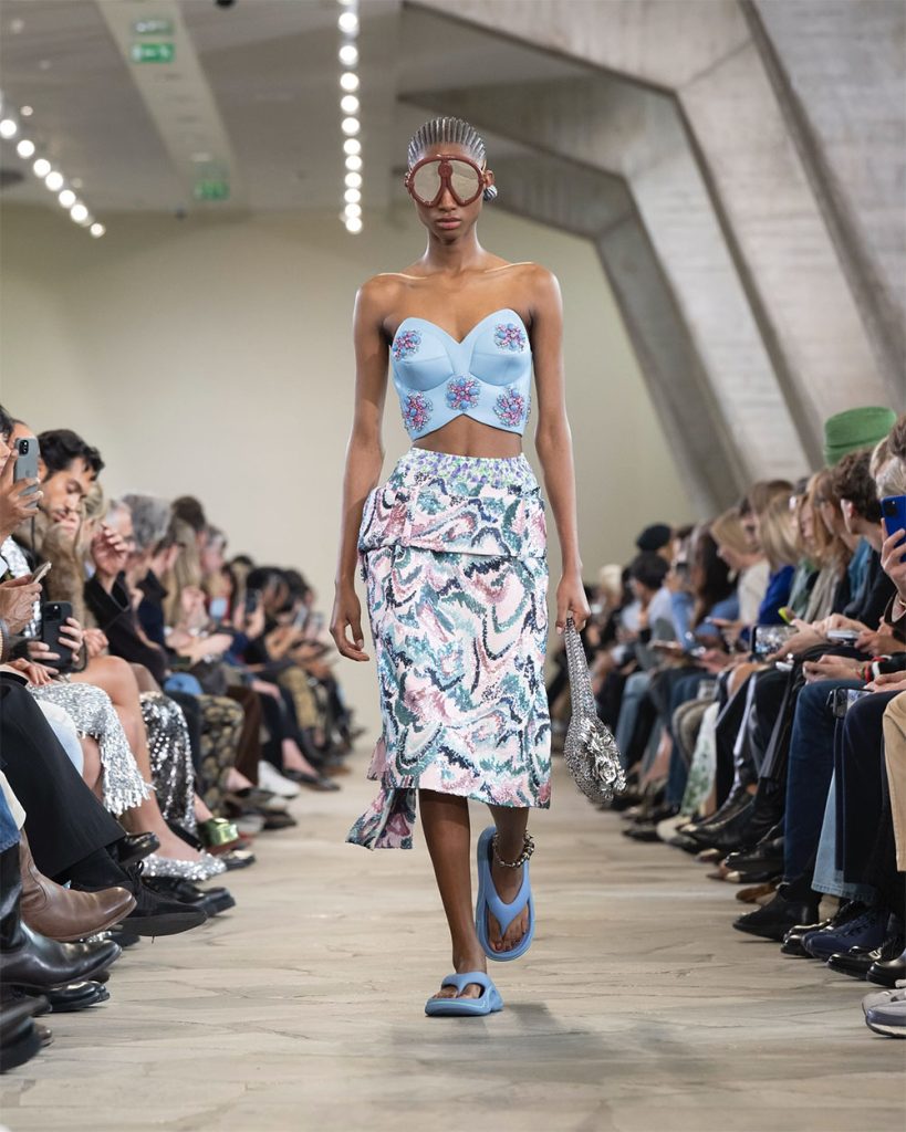 Rabanne’s futuristic swimsuits