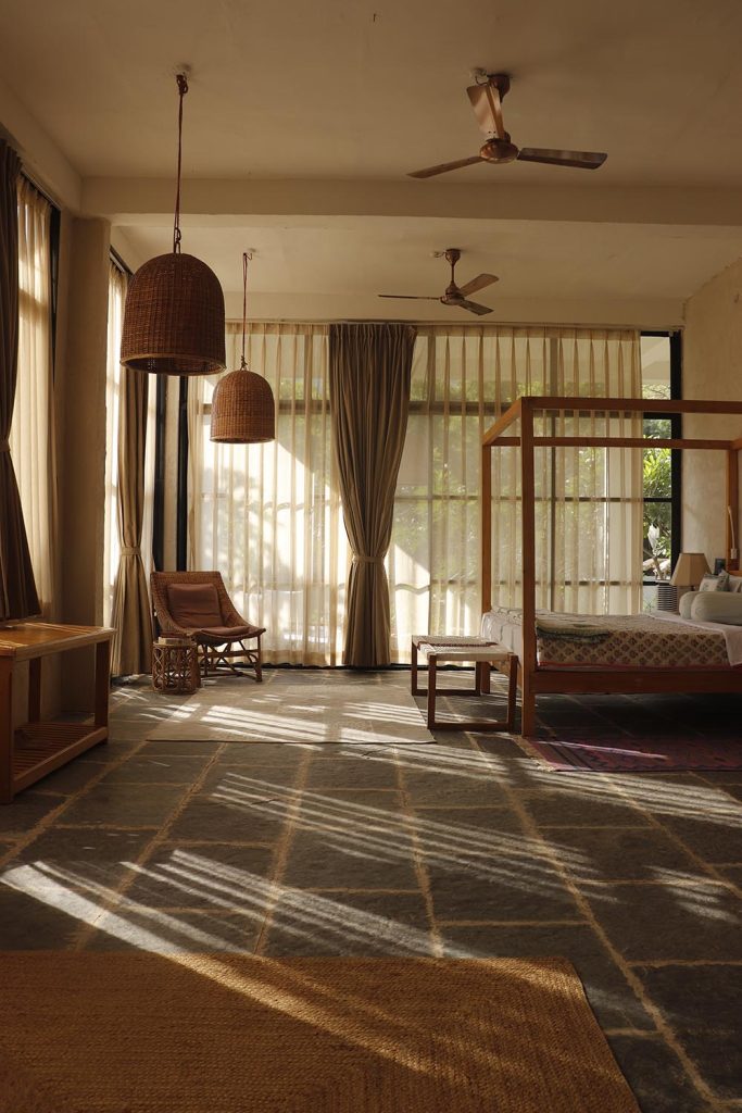 Guest rooms and cottages are made with 100_ sustainable materials