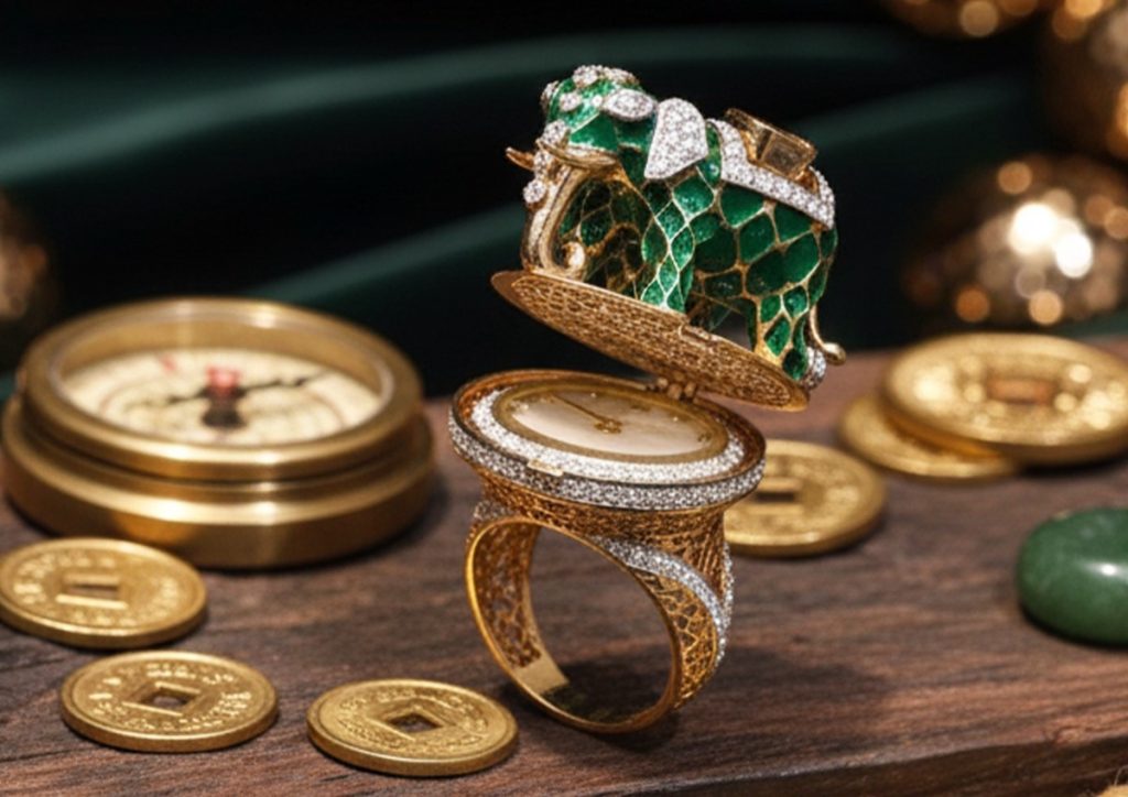 Conceptualised and designed by Gaurav Mehta this jewel-inspired watch that celebrates Rajasthan’s cultural legacy