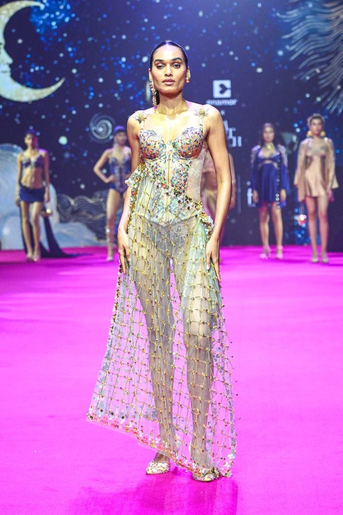 Lakmē Fashion Week X FDCI: Enamor teams up with Papa Don’t Peach to turn lingerie into couture