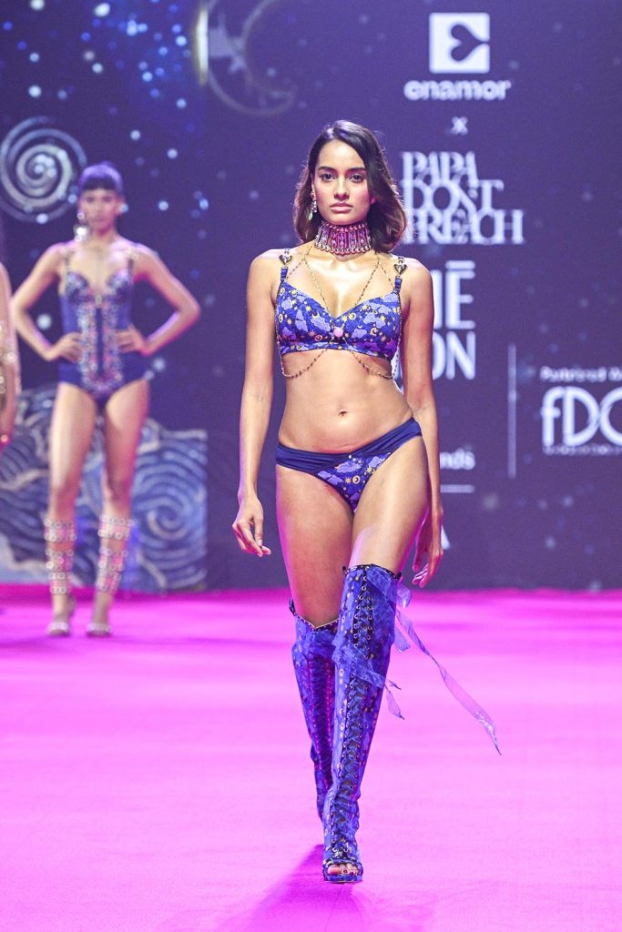 Lakmē Fashion Week X FDCI: Enamor teams up with Papa Don’t Peach to turn lingerie into couture