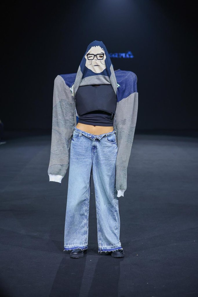 FDCI x Lakmé Fashion Week 2025 - New Delhi A model walks ANURAG GUPTA presentation