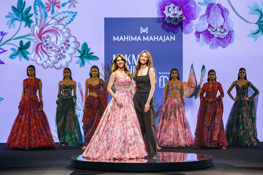 FDCI x Lakmé Fashion Week 2025 - New Delhi Designer Mahima mahajan with Vani Kapoor
