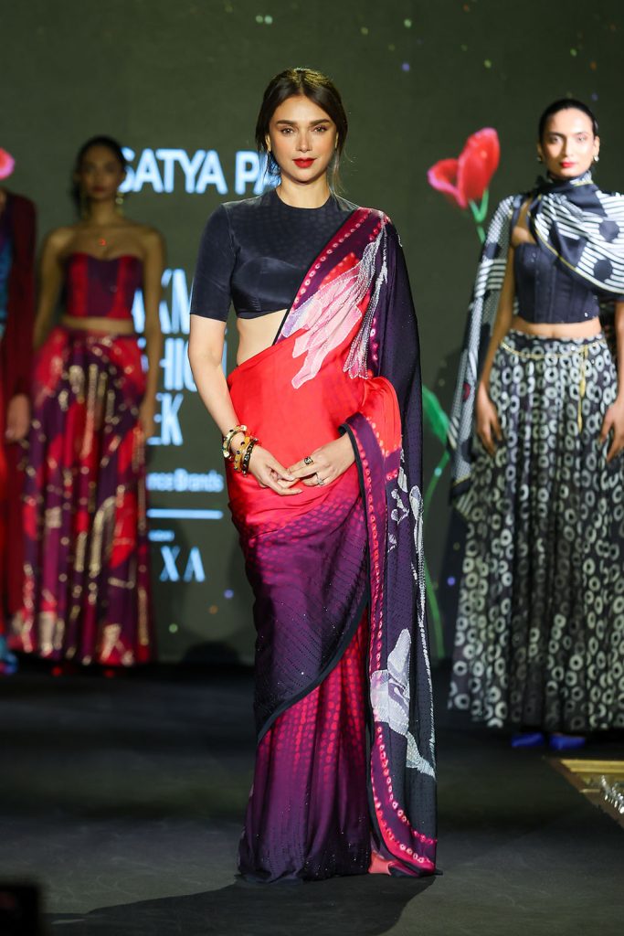 FDCI x Lakmé Fashion Week 2025 - New Delhi Aditi Rao Hydari walks the ramp