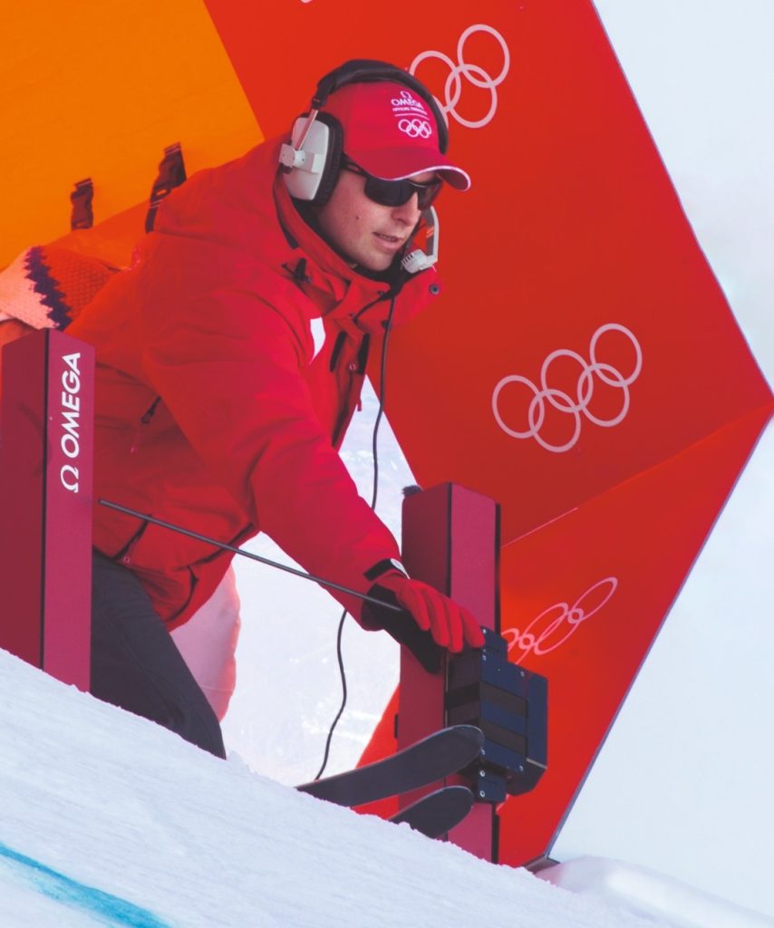 OMEGA’s Snowgate technology was introduced at Vancouver 2010 and delivers precision at the beginning of an alpine skiing event