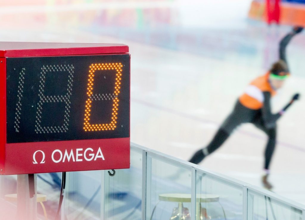 OMEGA can show the live speed of a bobsleigh or the live positions in speed skating, giving information that enables commentators, spectators, athletes and coaches to fully analyse each sport as it happens