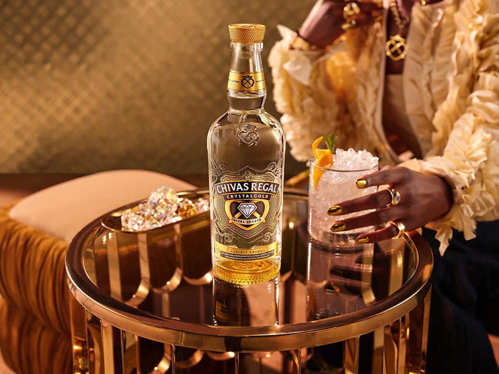 Chivas Regal Crystal gold
