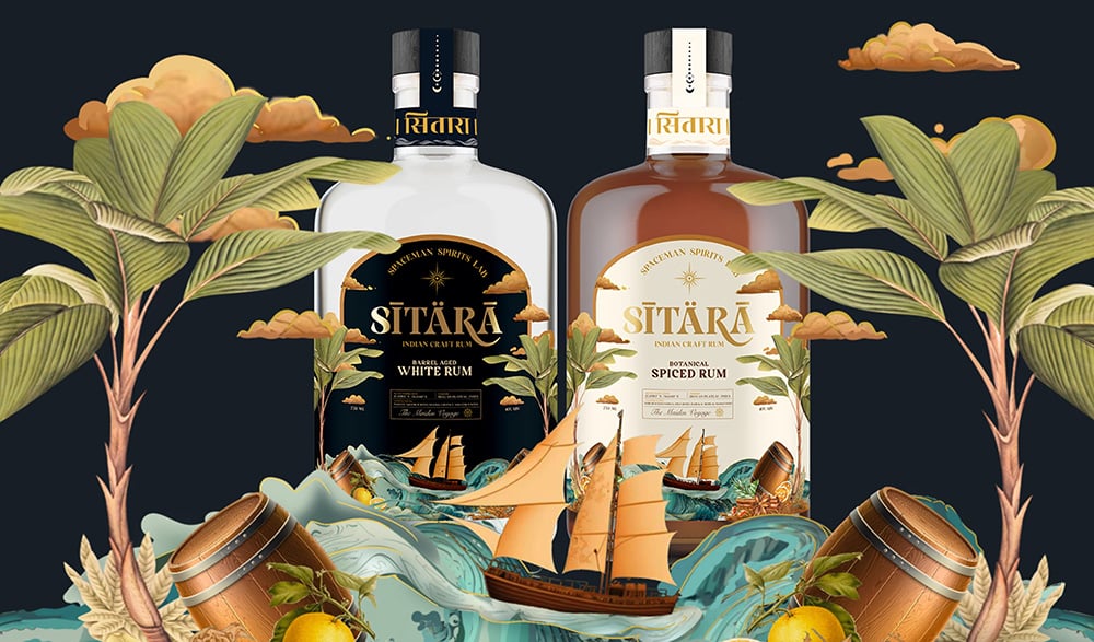 SITARA Rum - White Rum and Botanical Spiced Rum