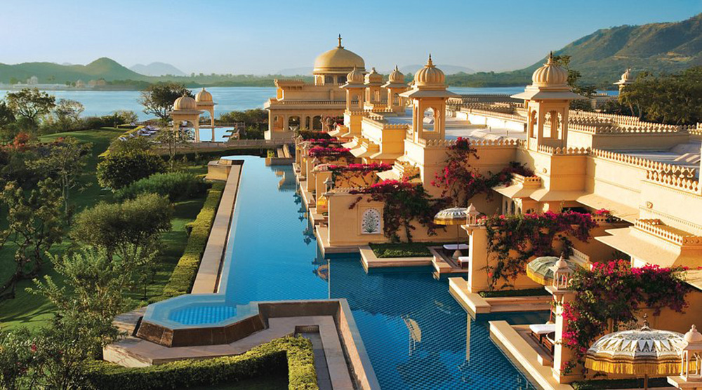 The Oberoi Udaivilas Pool, Udaipur, India