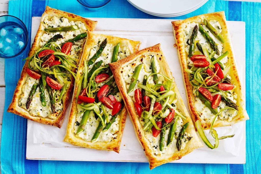 Asparagus and Goat Cheese Tartlets