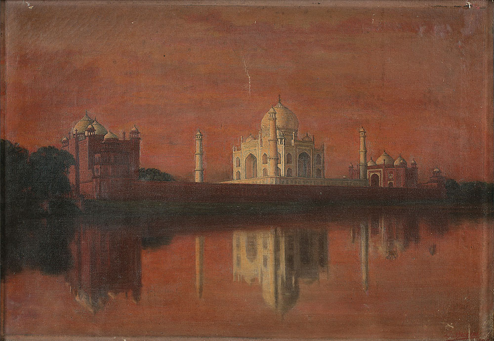 Taj Mahal in paintings