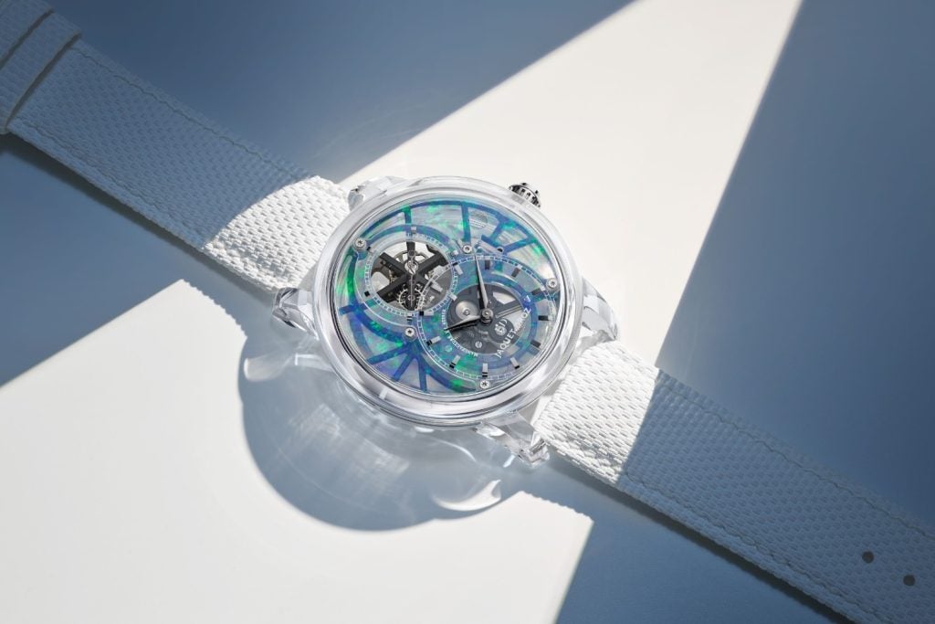 Leading watch brands are embracing sapphire as a complete case material to merge resilience with rare beauty, revealing timepieces