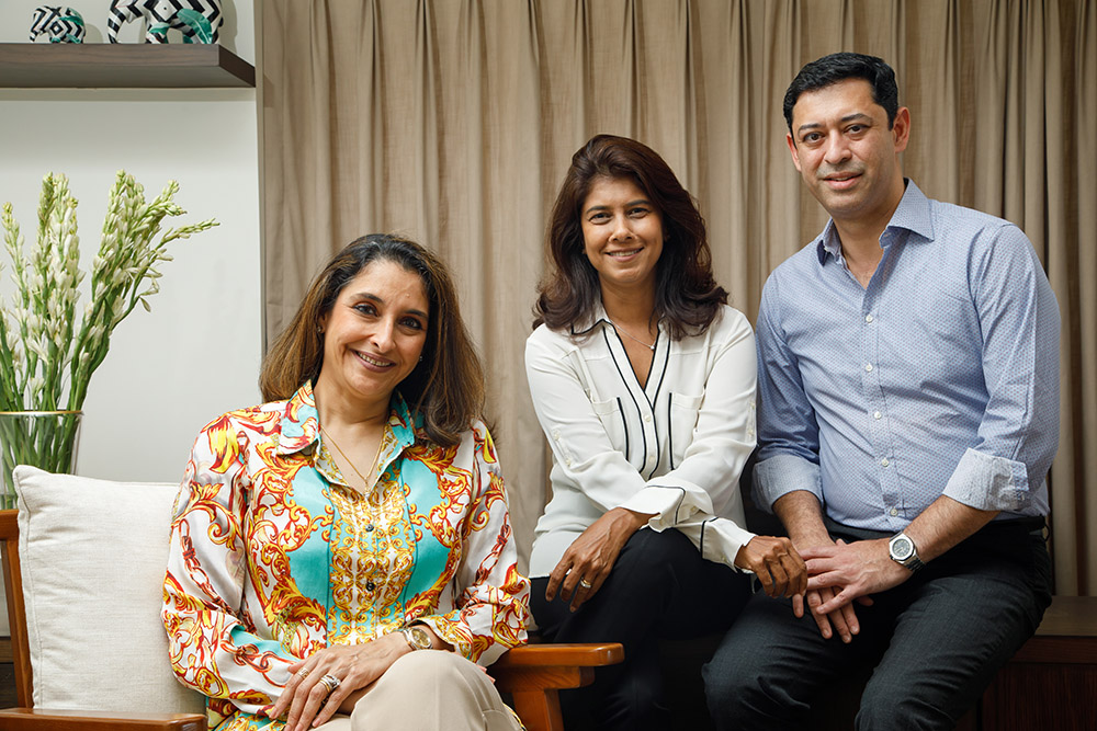 Karen, Mallika and Karl