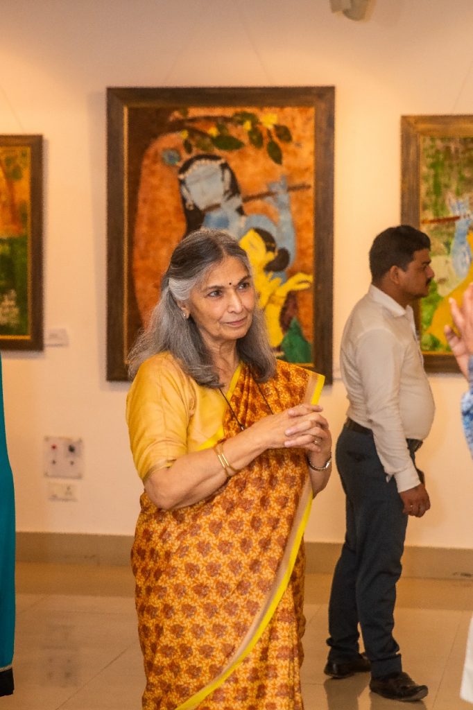 Featuring over forty paintings across Buddhism, Indian mythology and modern life, the show captures the timeless dialogue between art, spirit and human continuity