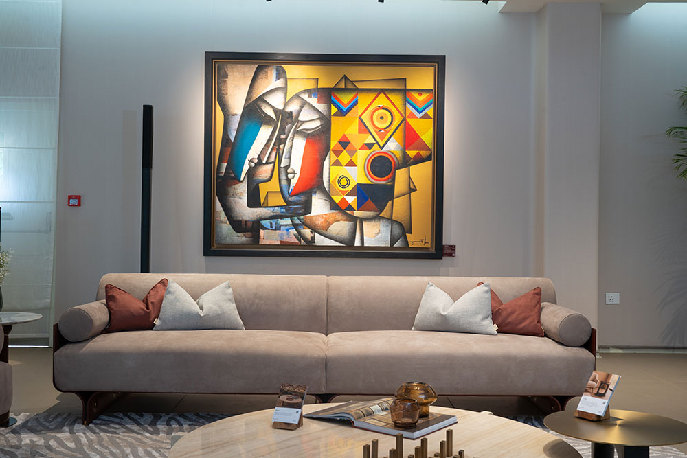 The experience center allows visitors to immerse themselves in carefully curated spaces