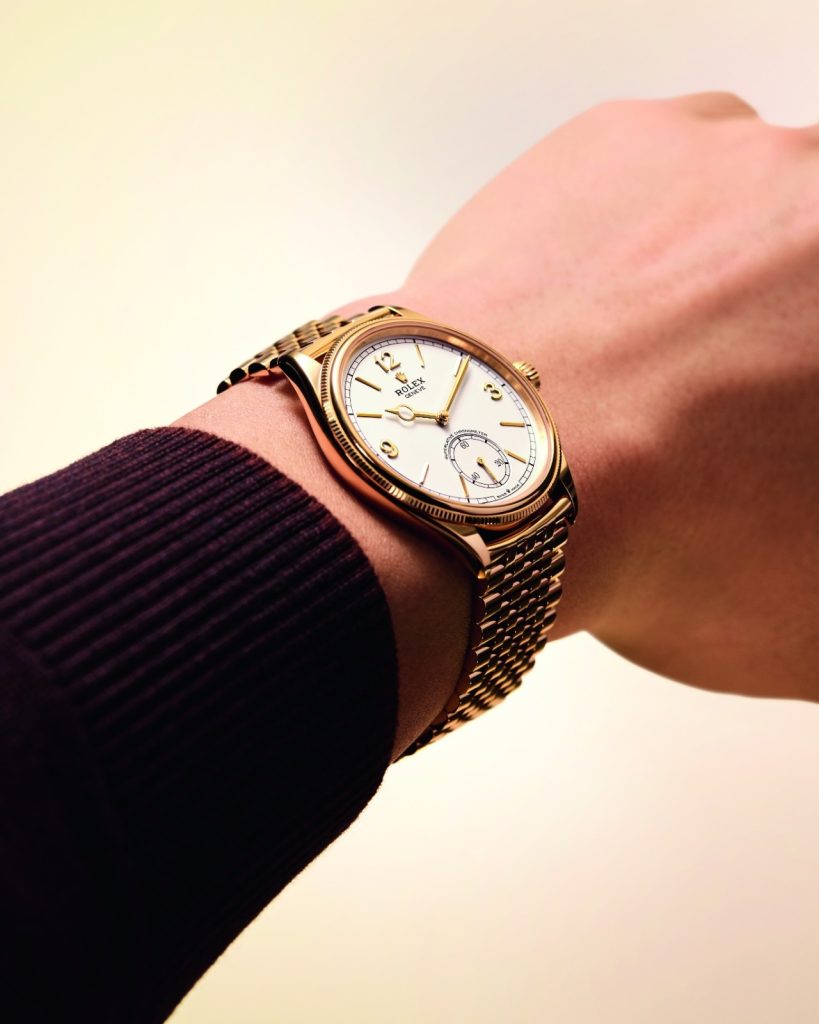 Named in tribute to the year the brand’s founder registered the name “Rolex,” this piece encapsulates more than heritage—its movement, materials, and design set a new benchmark for slender luxury watches