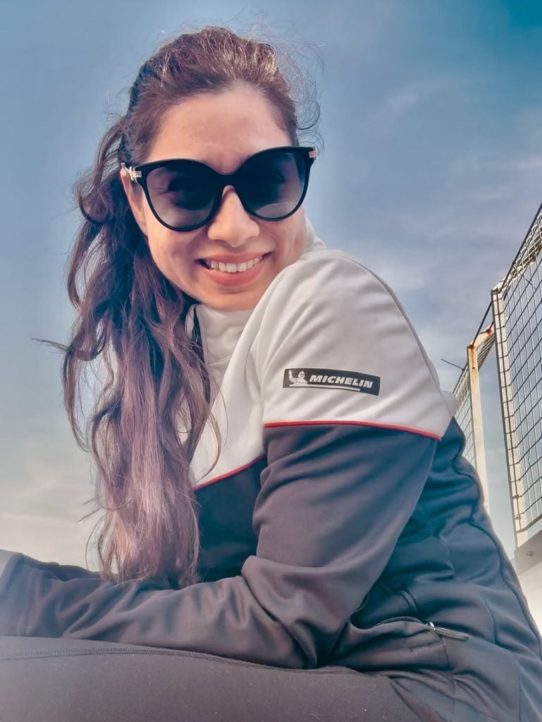 Indian racer Diana Pundole becomes the first Indian woman to race a Ferrari internationally, piloting the Ferrari 296 Challenge across iconic Middle Eastern circuits