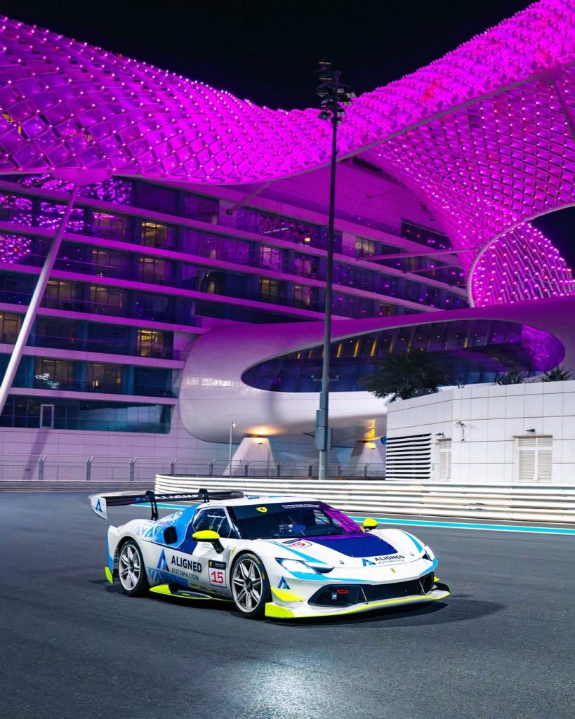 Indian racer Diana Pundole becomes the first Indian woman to race a Ferrari internationally, piloting the Ferrari 296 Challenge across iconic Middle Eastern circuits