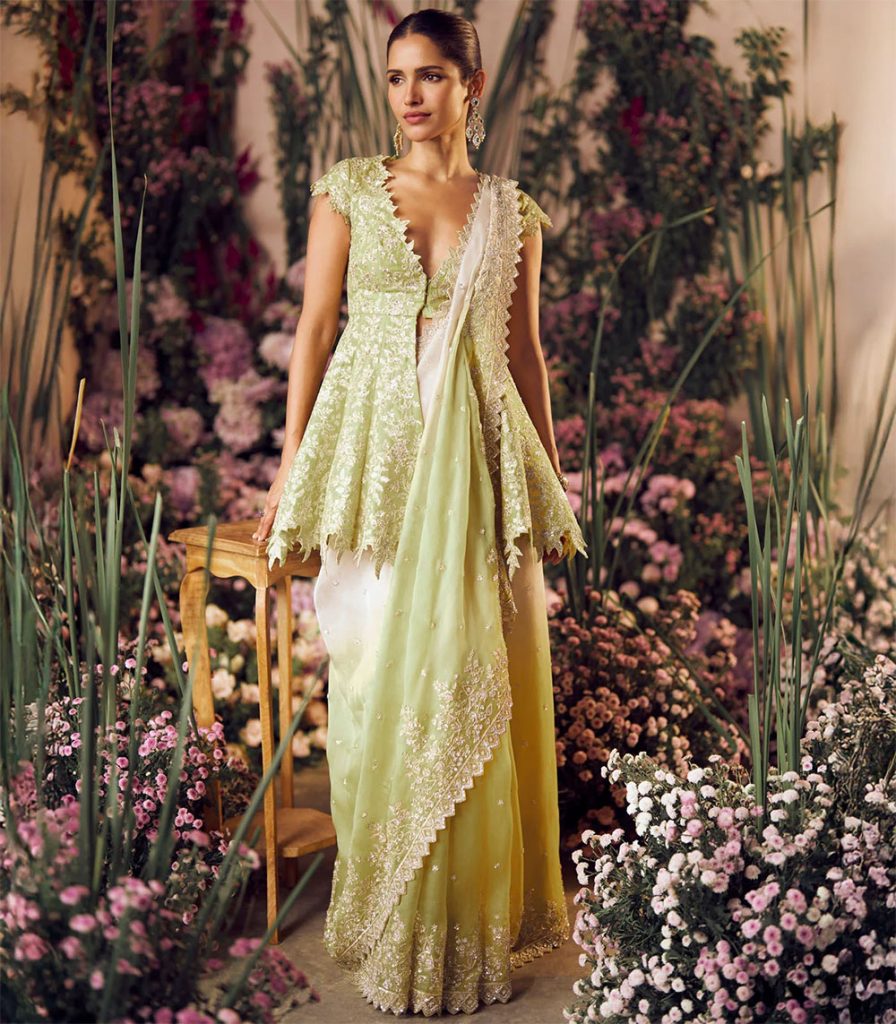 Mehendi: Ombre Magic in Organza sets