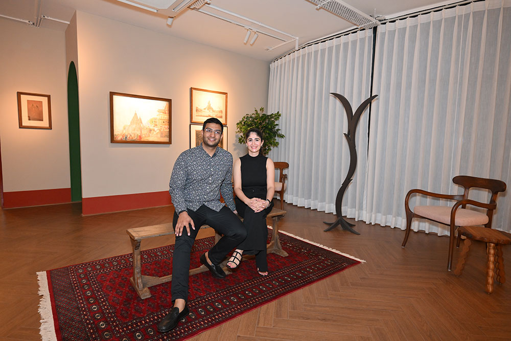 Art collectors Saira and Shivin Khanna