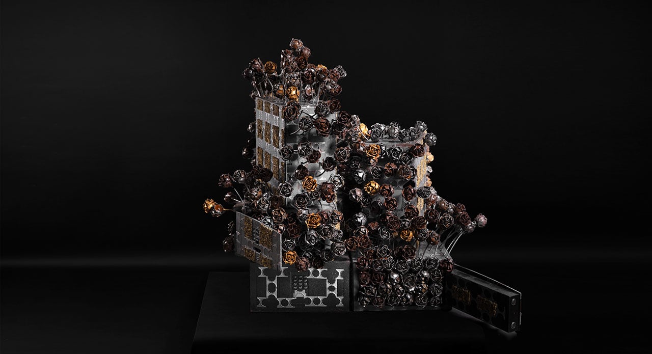 Drawing from Mir Taqi Mir’s verses and the visual language of 18th-century miniatures, Gul transforms loss into quiet resilience