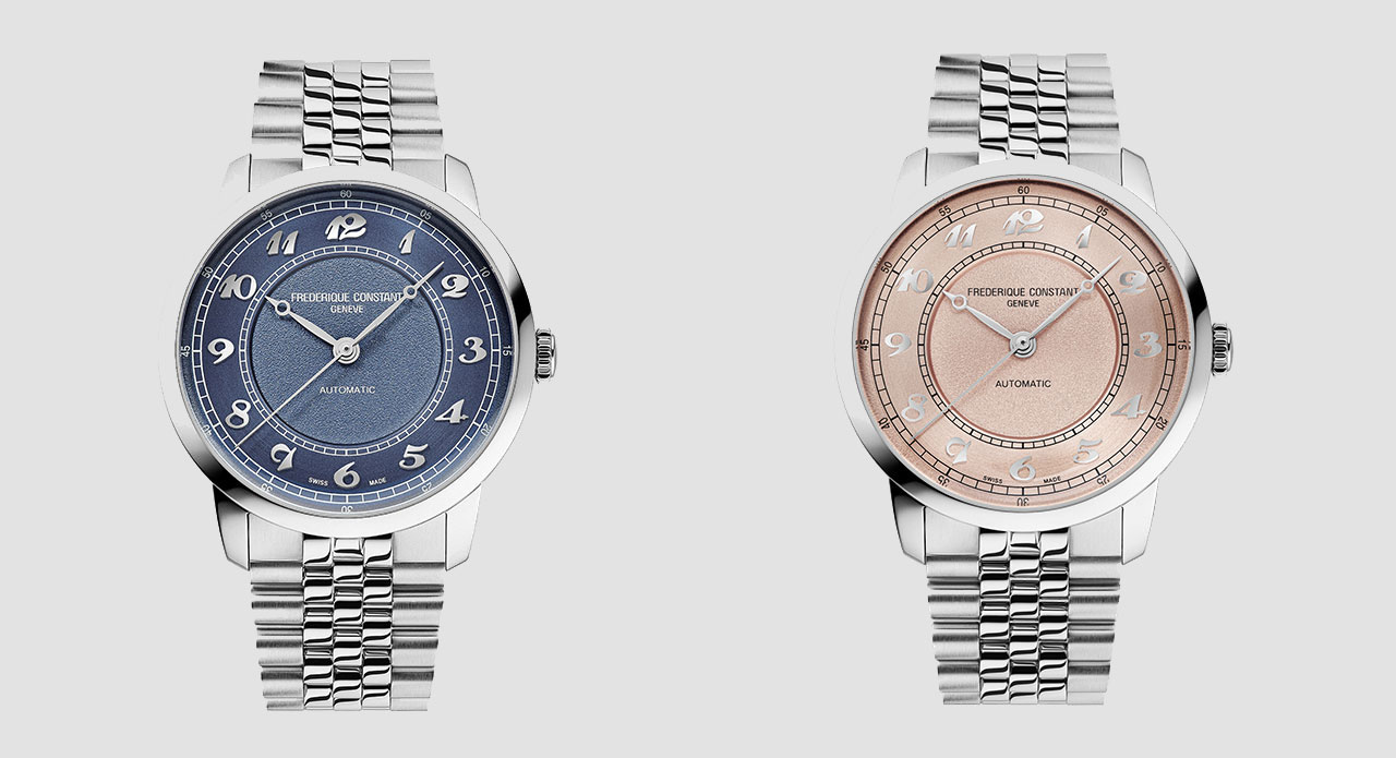 A refreshed 38.5 mm design pairs fluid steel bracelets with blue or salmon dials that honour mid-century elegance, blending unisex versatility, Geneva-crafted finesse, and a refined automatic calibre to elevate everyday Swiss watchmaking
