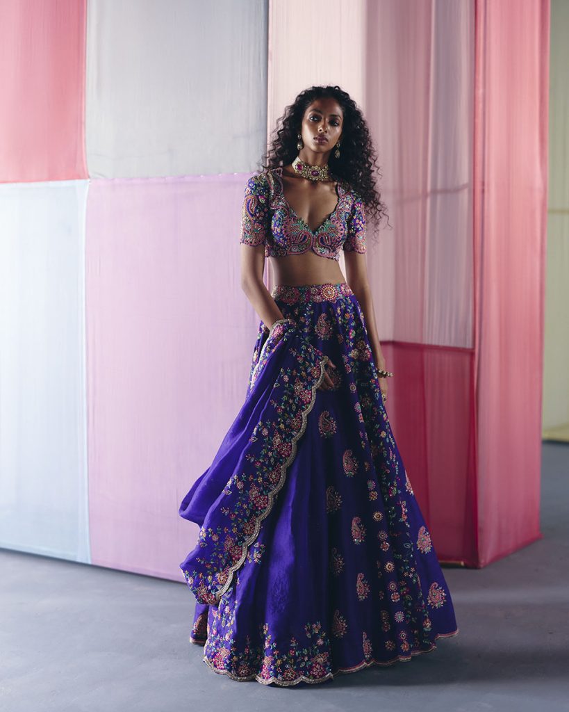 Ayati Lehenga by Mrunalini Rao