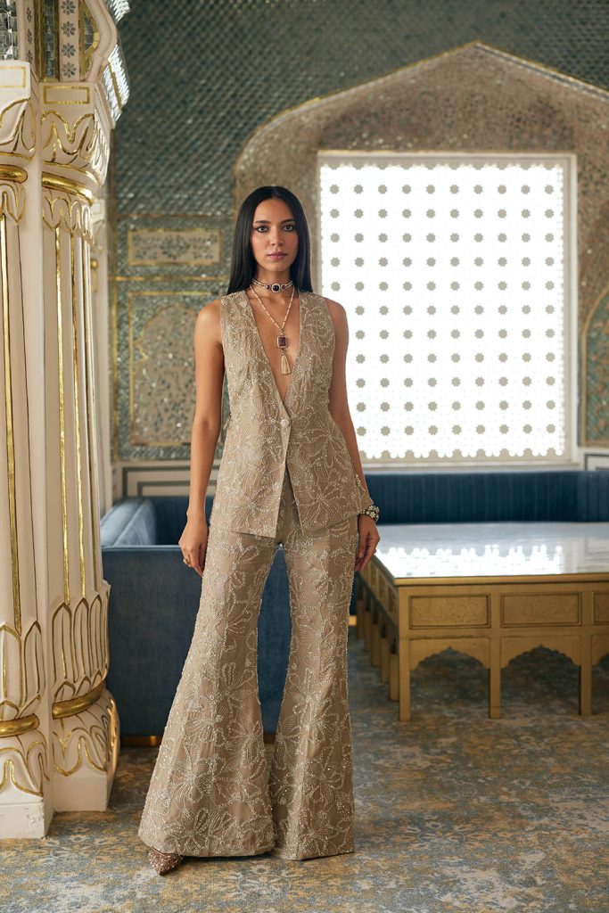 Nazaare pant-suit from Charu and Vasundhara