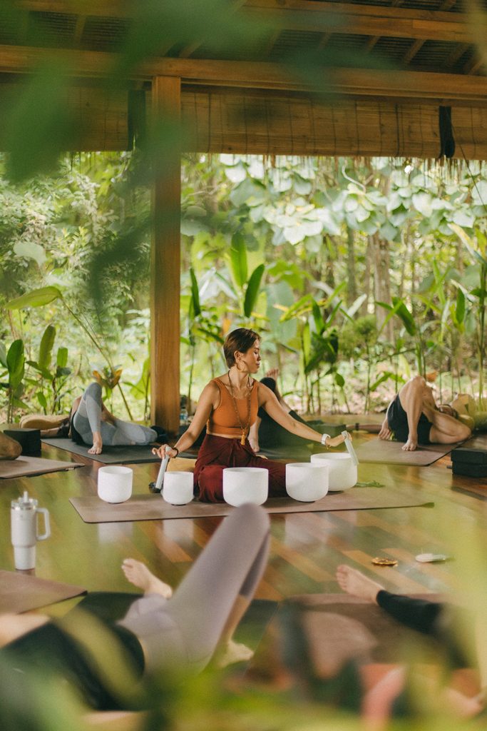 Restorative Yoga And Sound Healing, new singapore hotspot mandai rainforest resort