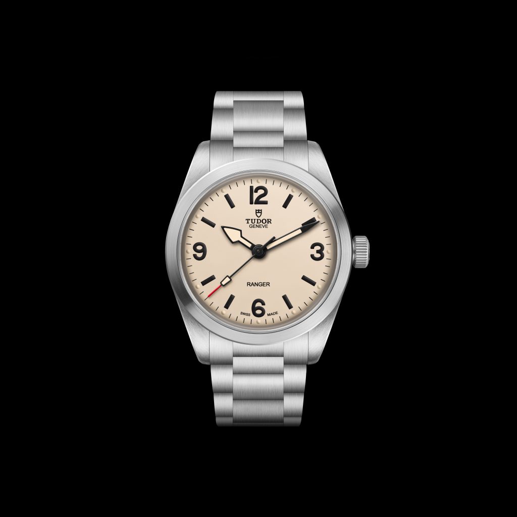 Tudor expands its Ranger line at Dubai Watch Week with new Black and Dune White dial options in 36mm and 39mm, reinforcing its legacy as the understated yet formidable exploration watch inspired by the late 1960s original
