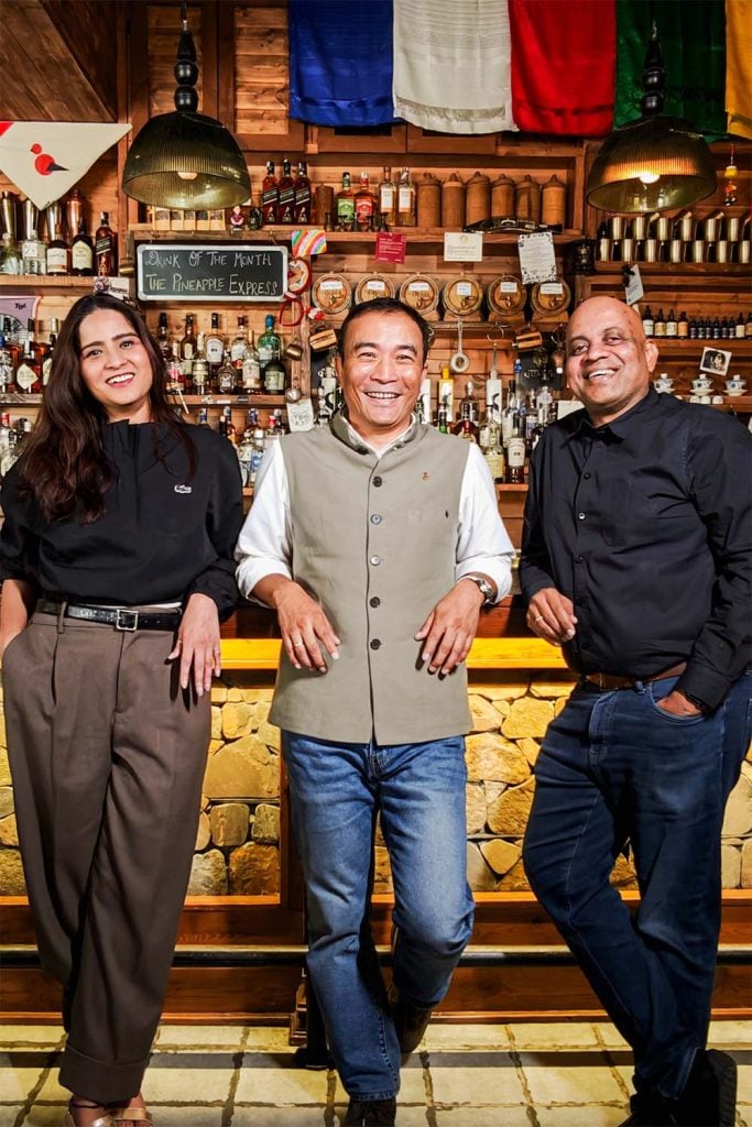 Minakshi Singh, Yangdup Lama, Vikram Achanta, Co-Founders, India Bartender Show
